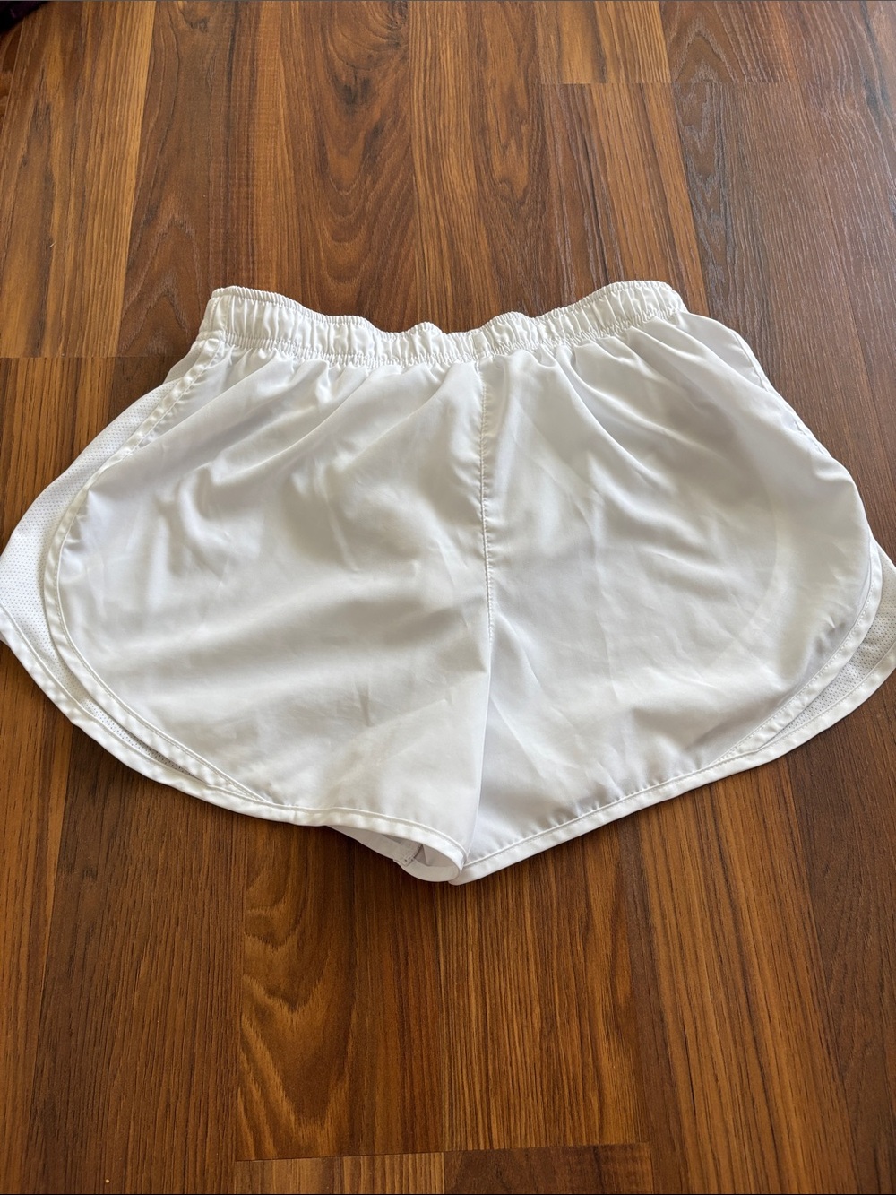 Nike White Women's Athletic Running Shorts - Picture 2 of 3